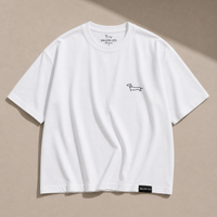 Polera Oversize Blanca Premium 280 GSM | SALCHI CO